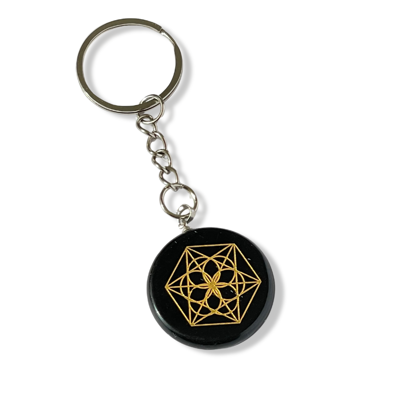 Llavero Piedra Onix - Mandala