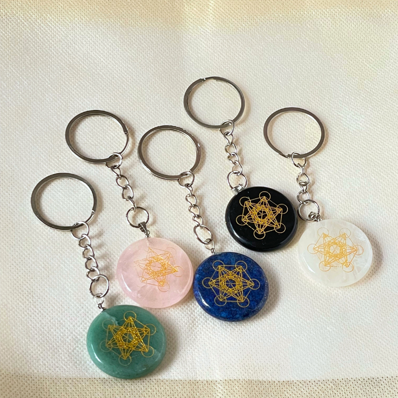 Llavero Piedra Amatista - Ojo de Horus