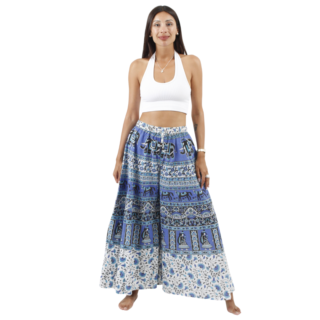 Pantalon Palazzo Aditi Azul