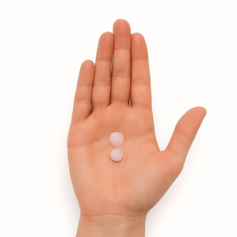 Ombliguera de Piedra 1 cm Cuarzo Rosa