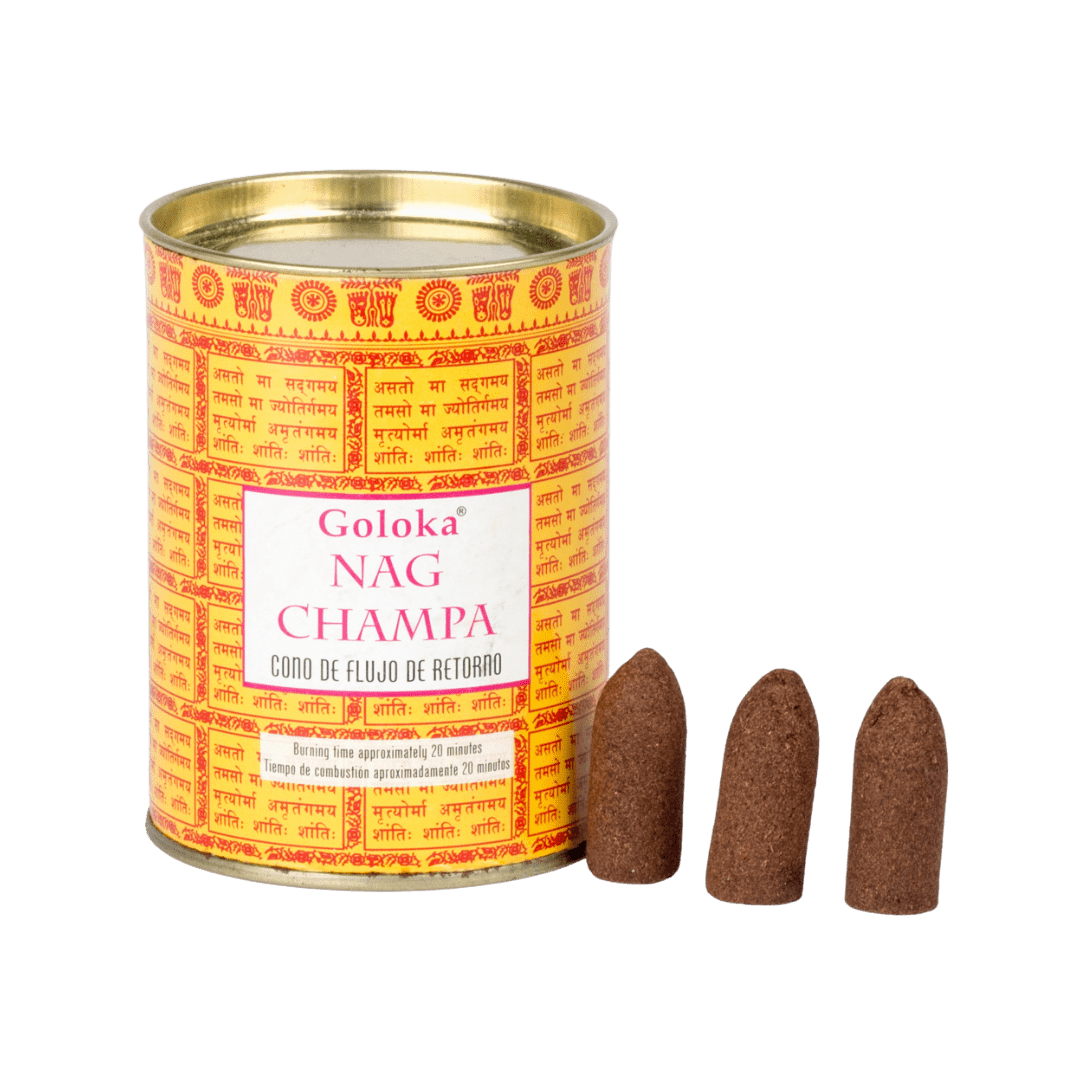 Incienso Cascada Nag Champa Amarillo 24Conos
