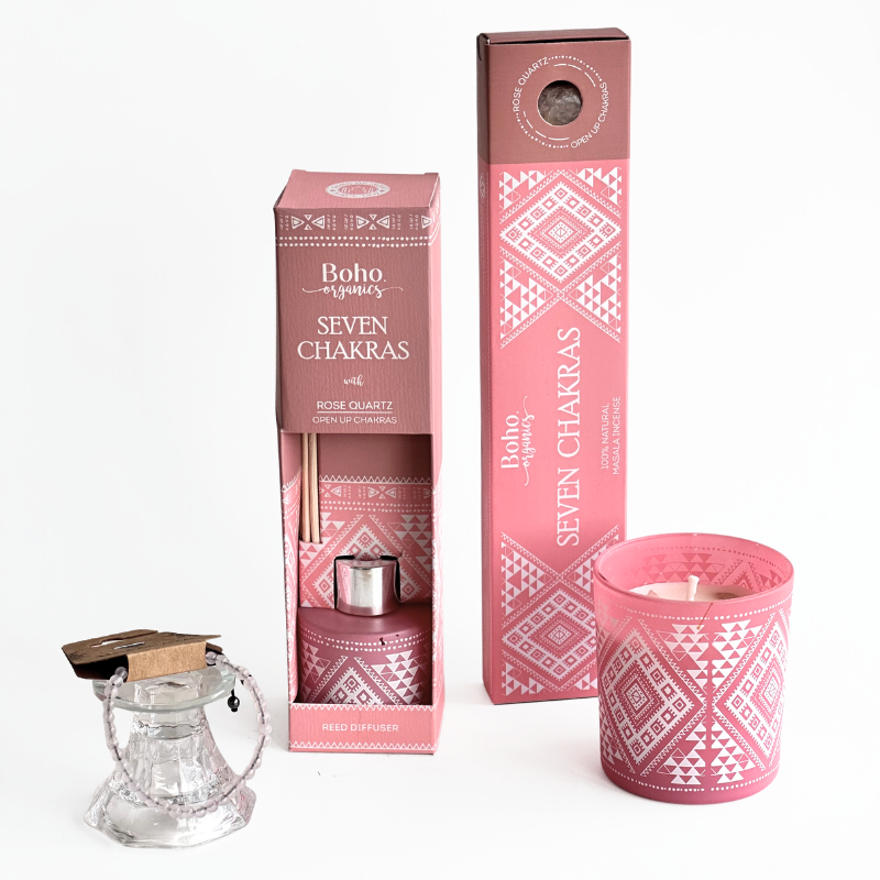 Kit Cuarzo de Rosa Boho