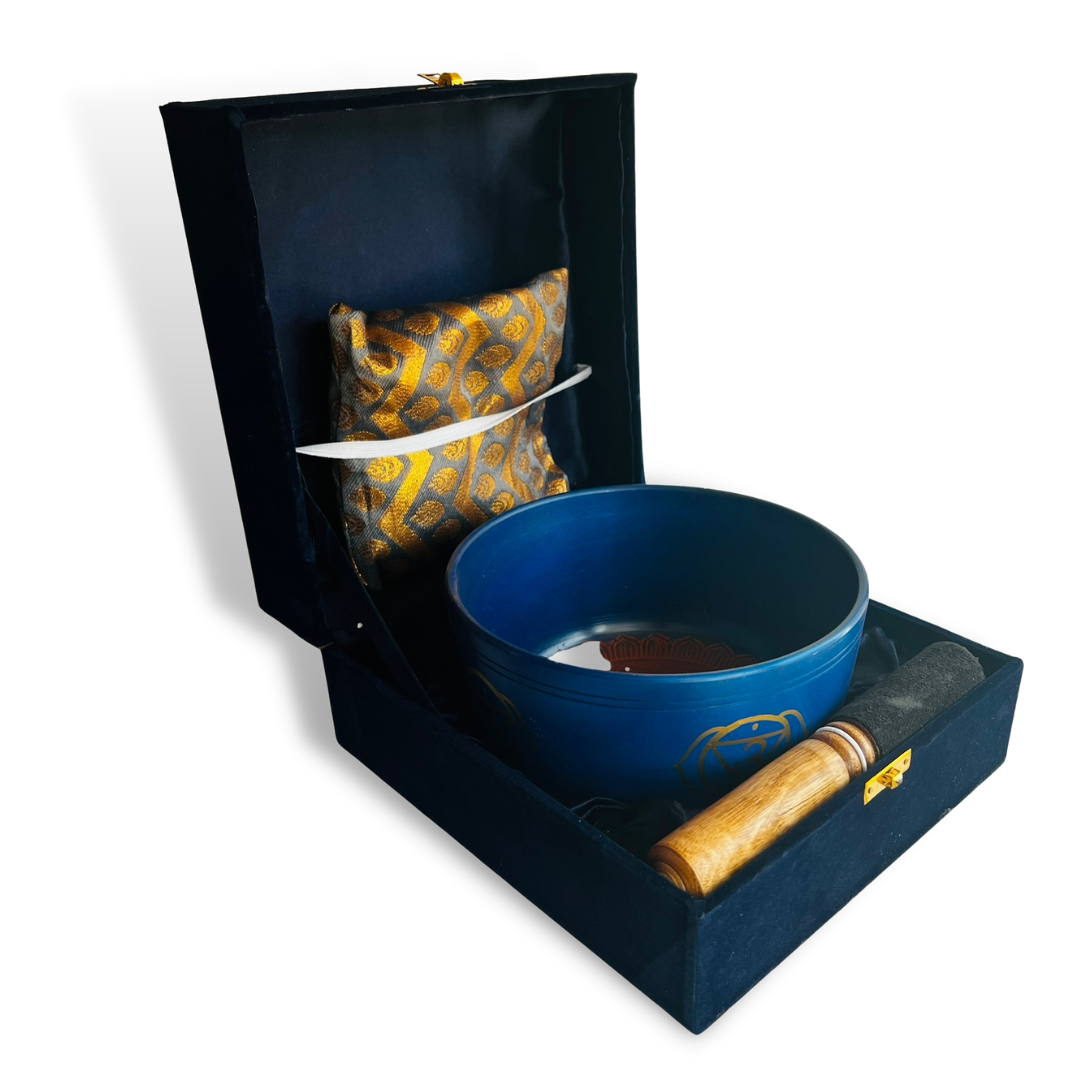 Box Cuenco Tibetano Azul HAM 18cm