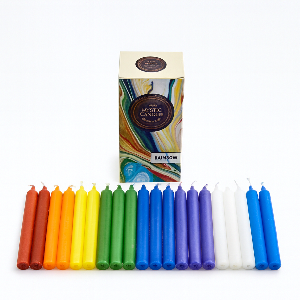 Pack Velas Místicas Arcoíris
