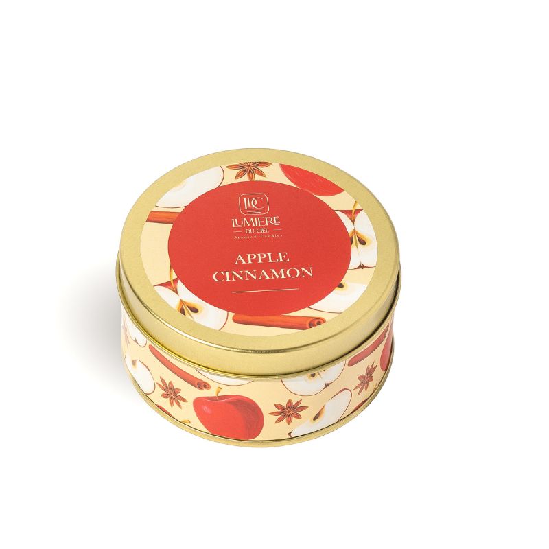 Vela Metal Manzana Canela