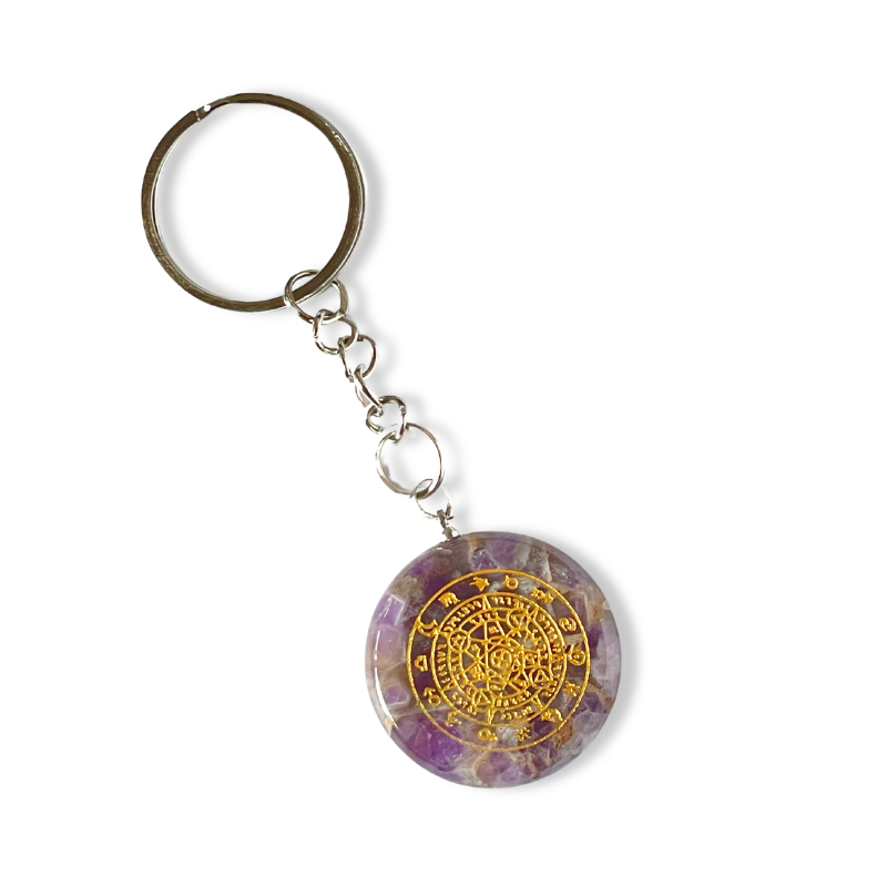 Llavero Piedra Amatista - Horóscopo