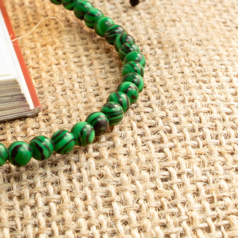 Pulsera Ajustable Malaquita 4mm