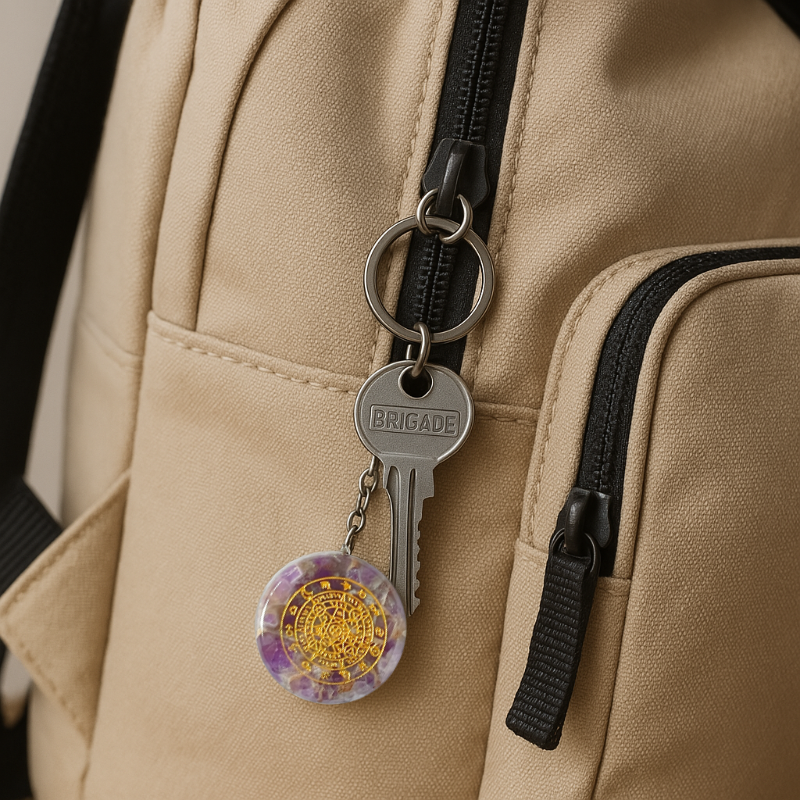 Llavero Piedra Amatista - Horóscopo