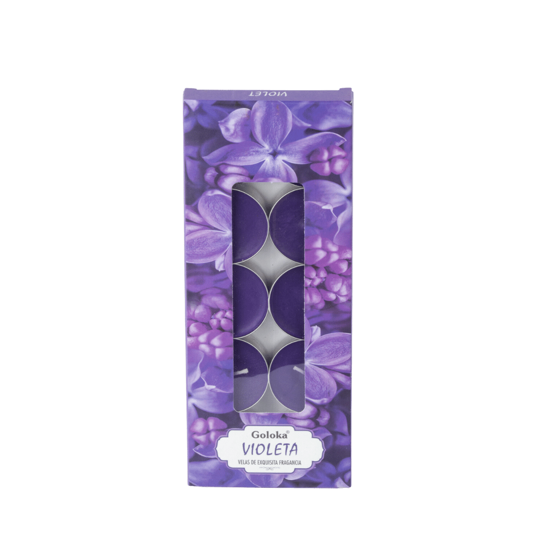 Vela Tealight Violeta