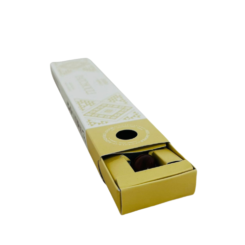 Incienso Pachulí con Piedra Jaspe Rojo