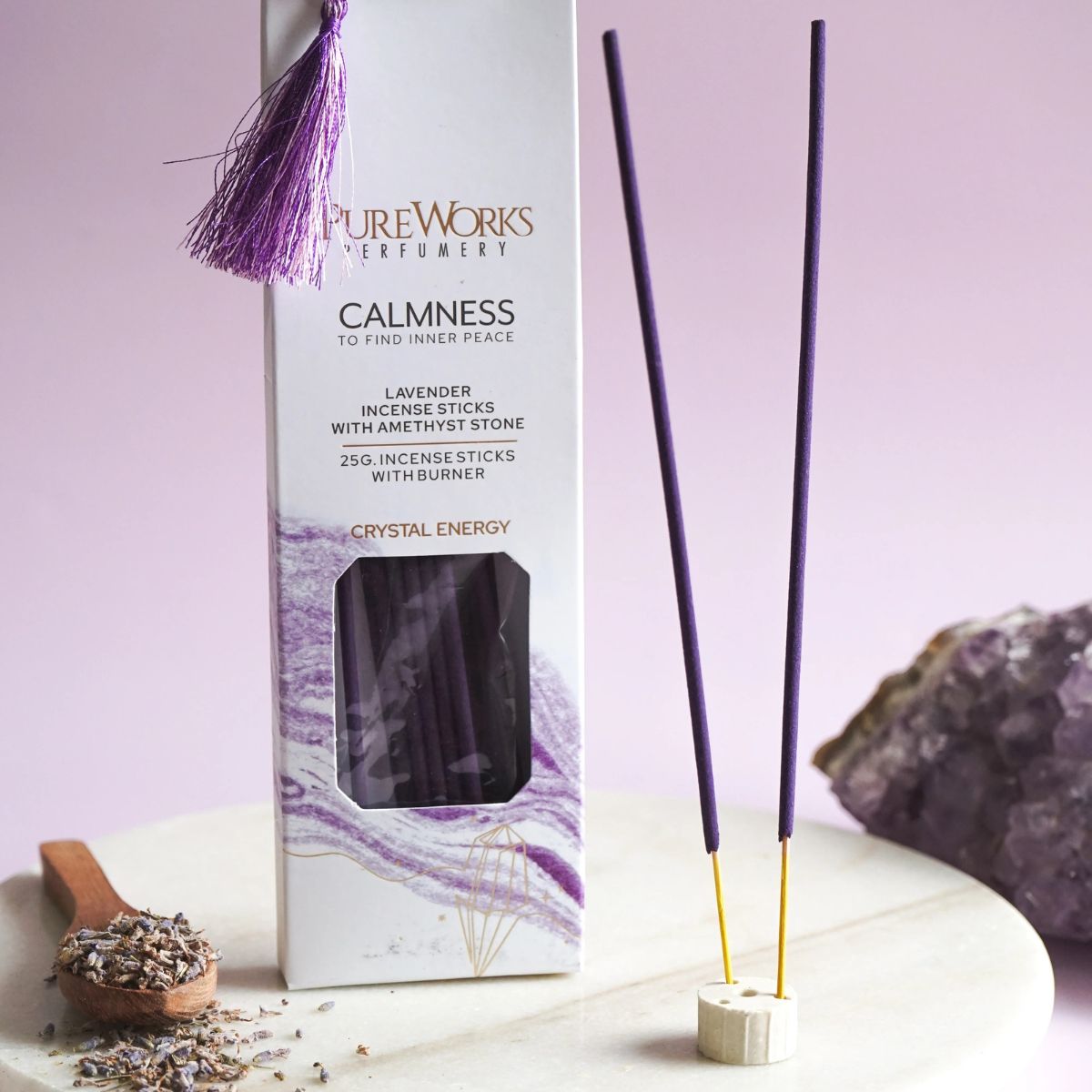 Set incienso Calma Crystal Energy