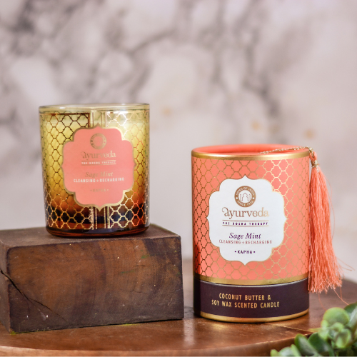 Vela Ayurveda Salvia Blanca y Menta