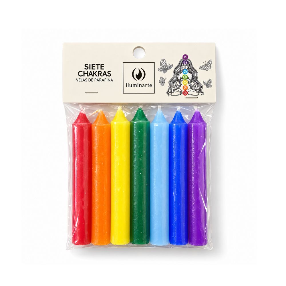 Pack Velas 7 Chakras