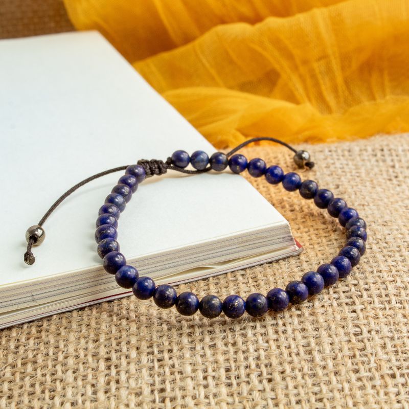 Pulsera Ajustable Lapislazuli 4mm