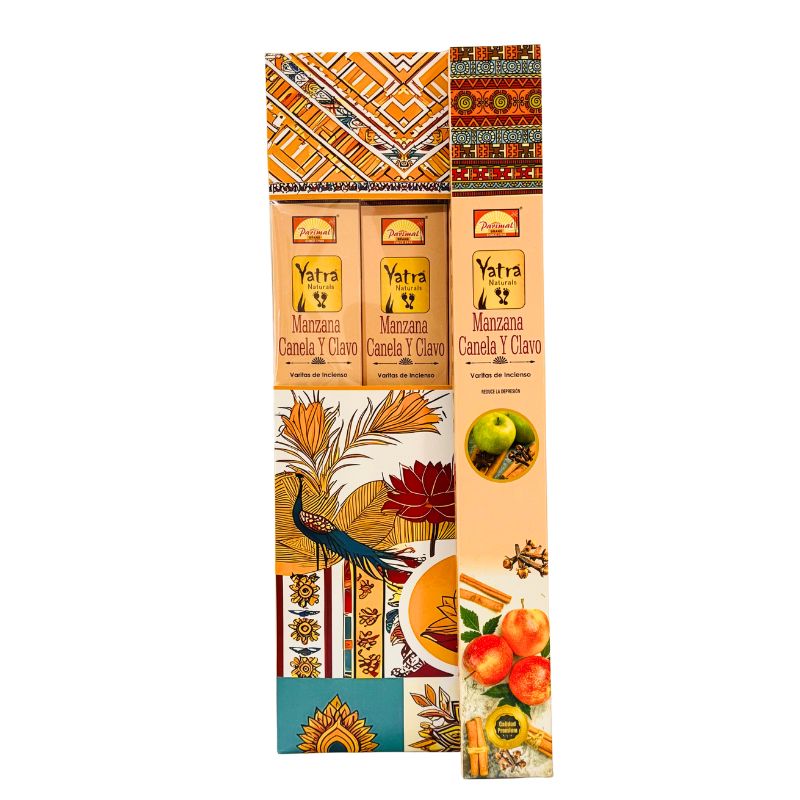 Incienso Jumbo Yatra Manzana Canela Clavo