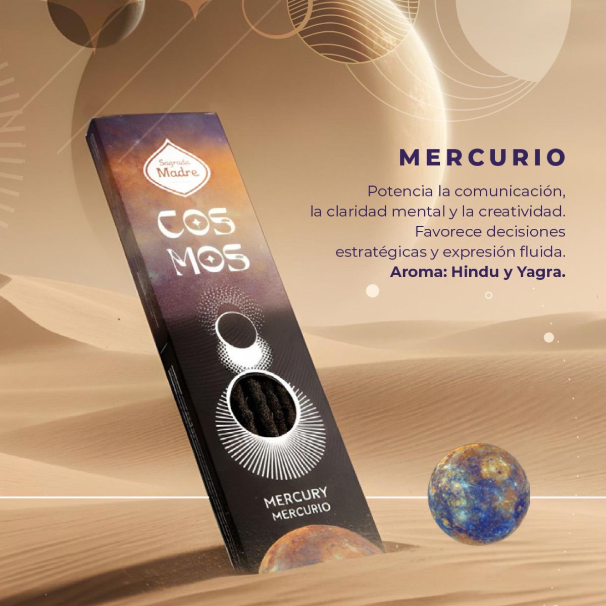 Sahumerio Cosmos Mercurio