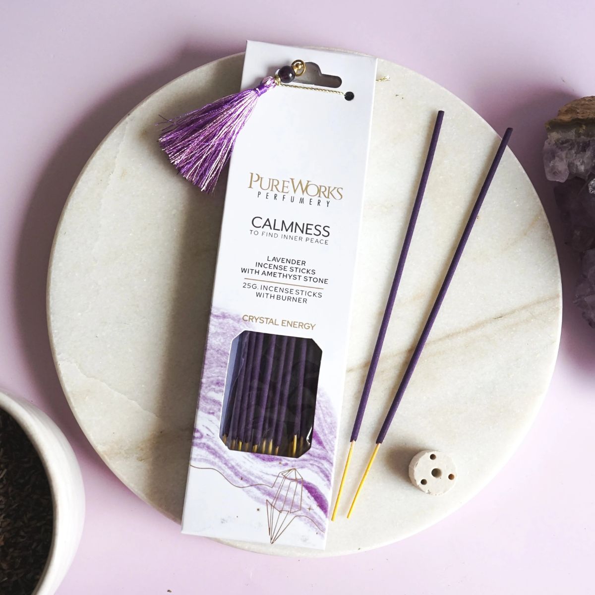 Set incienso Calma Crystal Energy