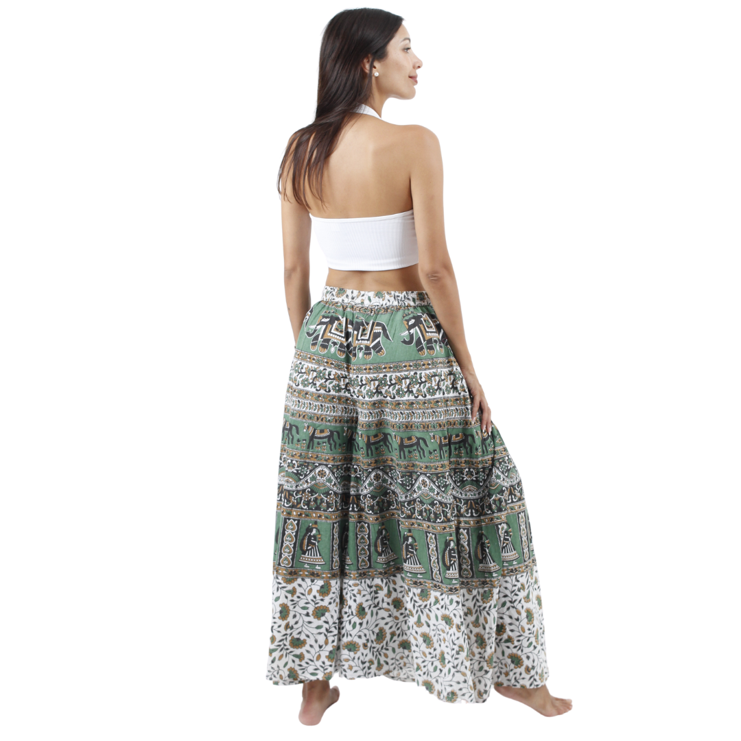 Pantalon Palazzo Aditi Verde