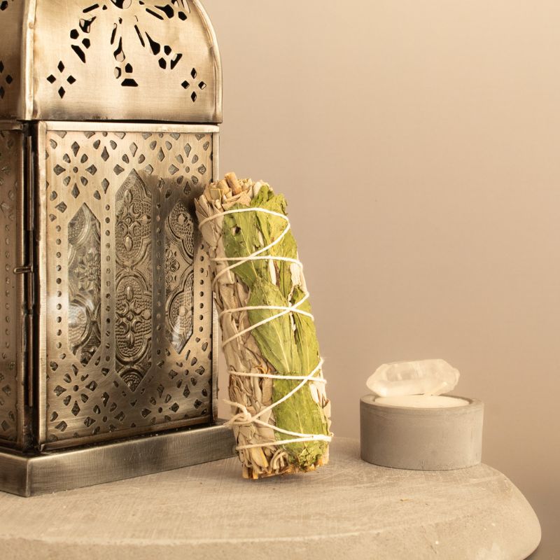 Sahúmo de Salvia Blanca con Menta