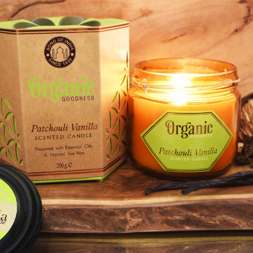 Vela de Soya Pachulí y Vainilla