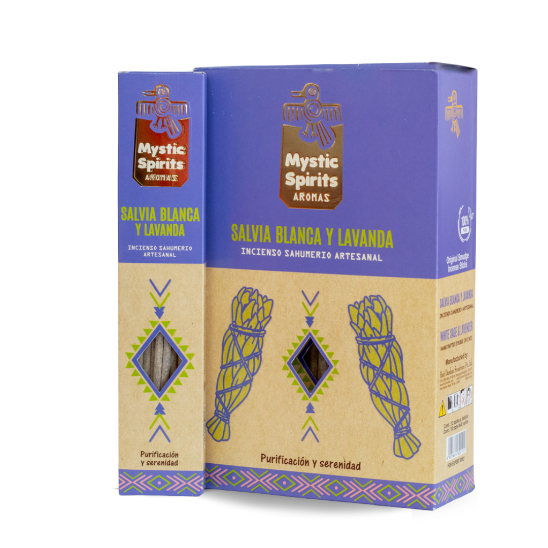 Incienso Salvia Blanca + Lavanda