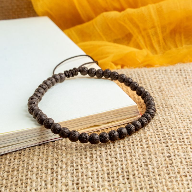 Pulsera Ajustable Volcanica 4mm