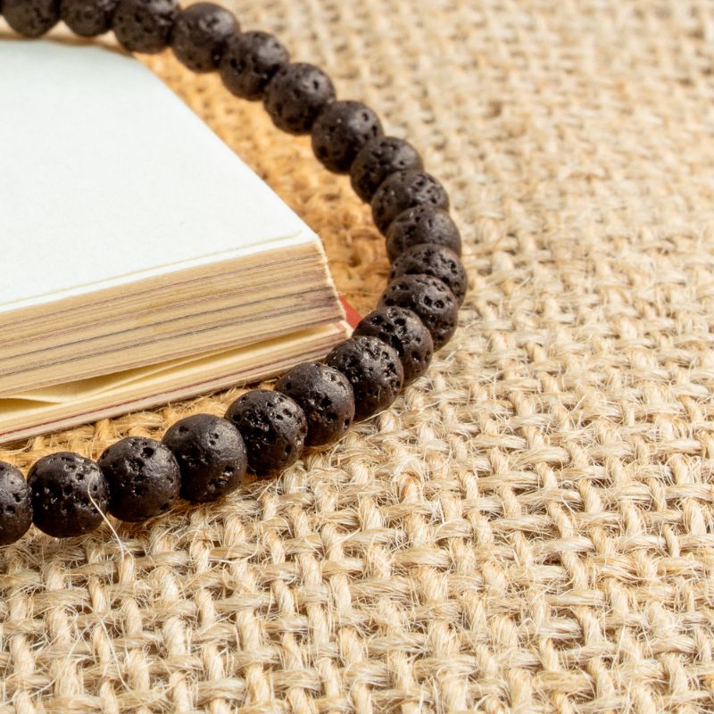 Pulsera Ajustable Volcanica 4mm