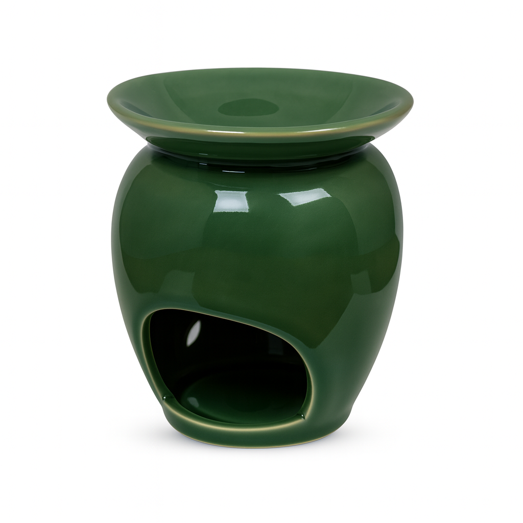 Difusor de Ceramica Flor Verde Design