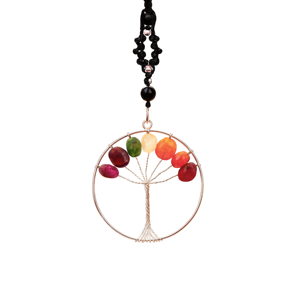 Colgante Arbol de la Vida 7 Chakras