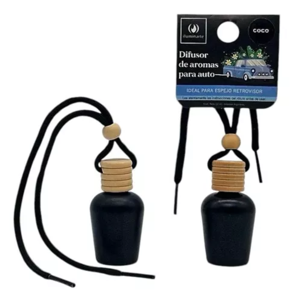 Difusor de Auto Citric Limon Black 12mL