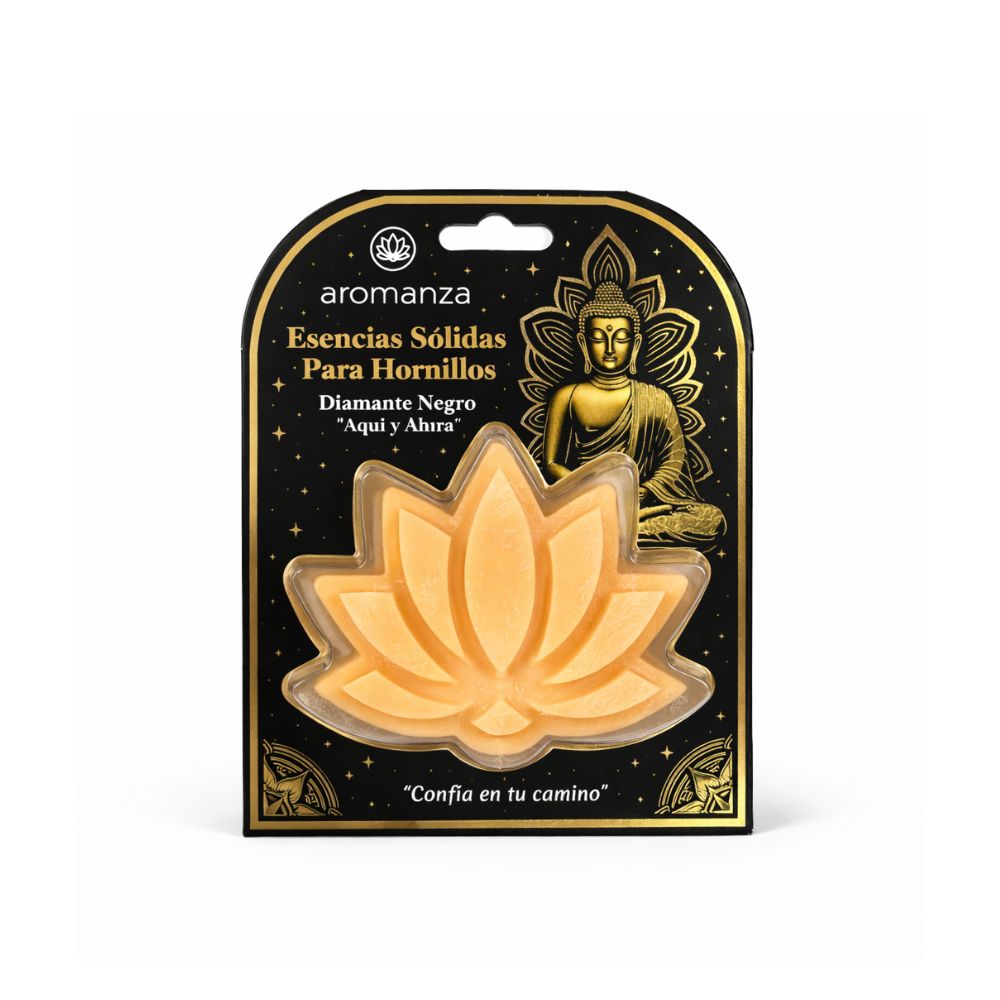 Flor de Loto Diamante Negro