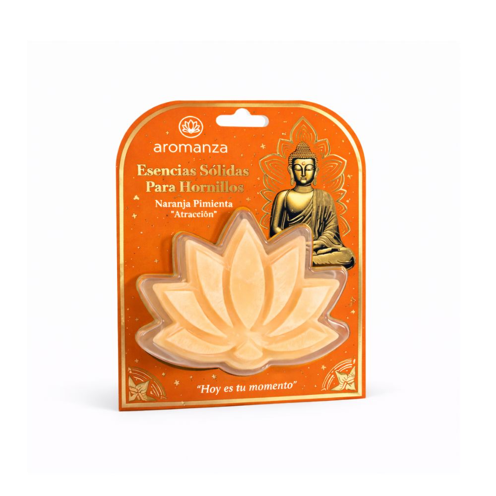 Flor de Loto Naranja Pimienta