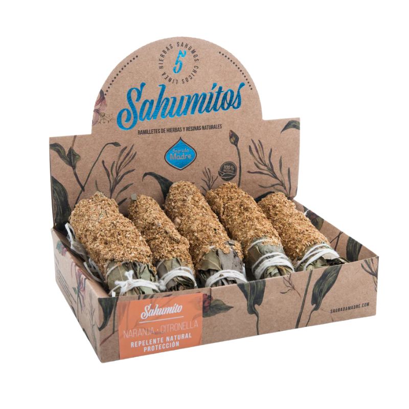 5 Sahumitos de Naranja y Citronella