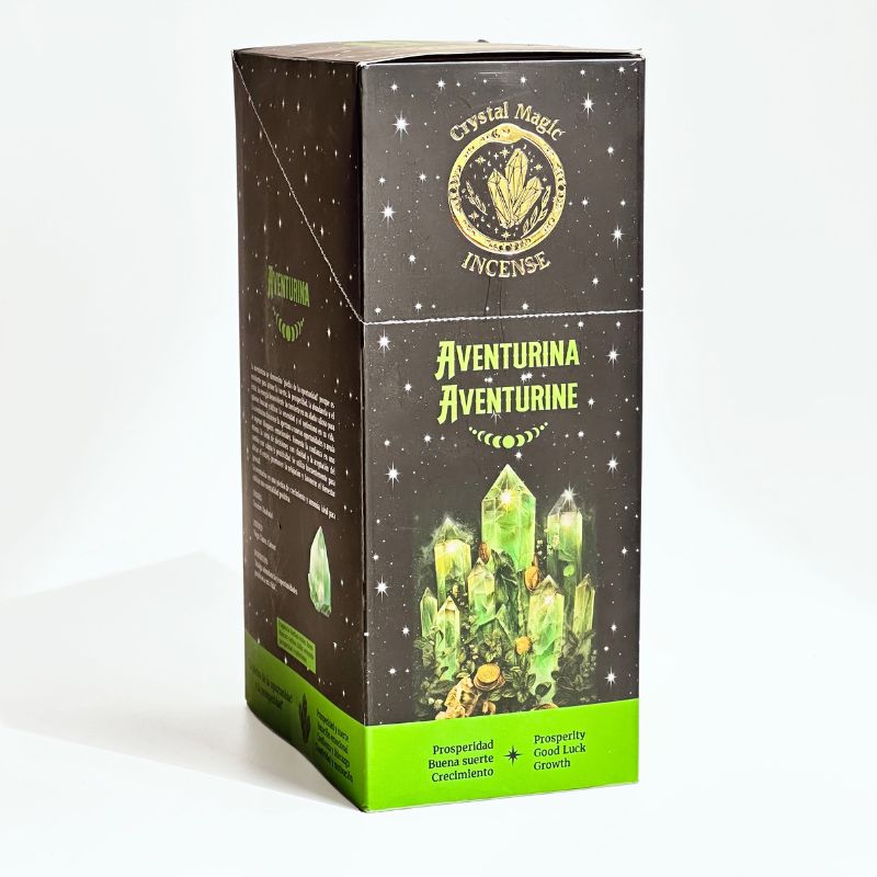 Incienso Flores con Piedras de Aventurina