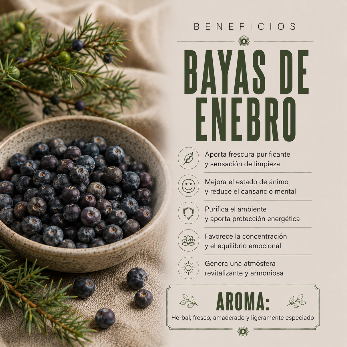 Aceite Esencial Bayas de Enebro