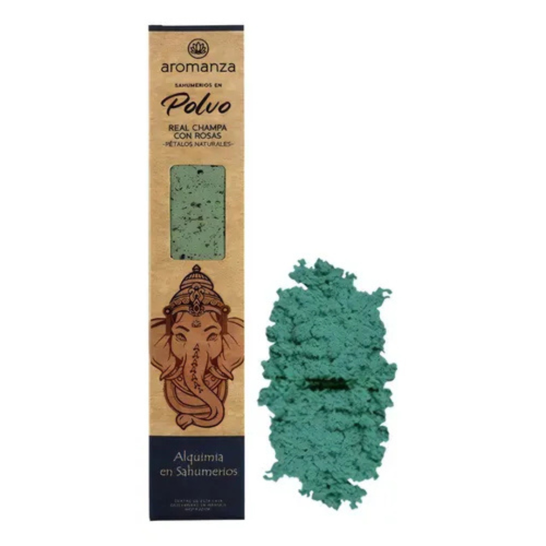 Sahumerio en Polvo Real Champa y Rosas