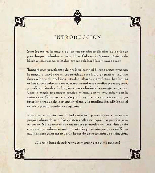 Brujería para Colorear