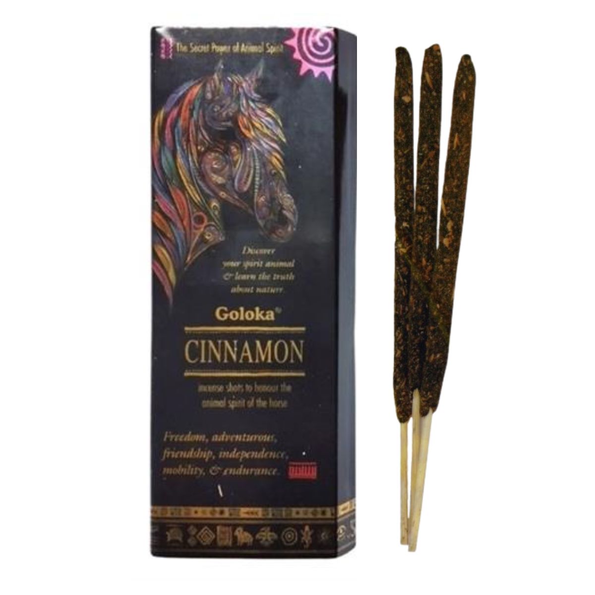 Mini Incienso Caballo - Canela