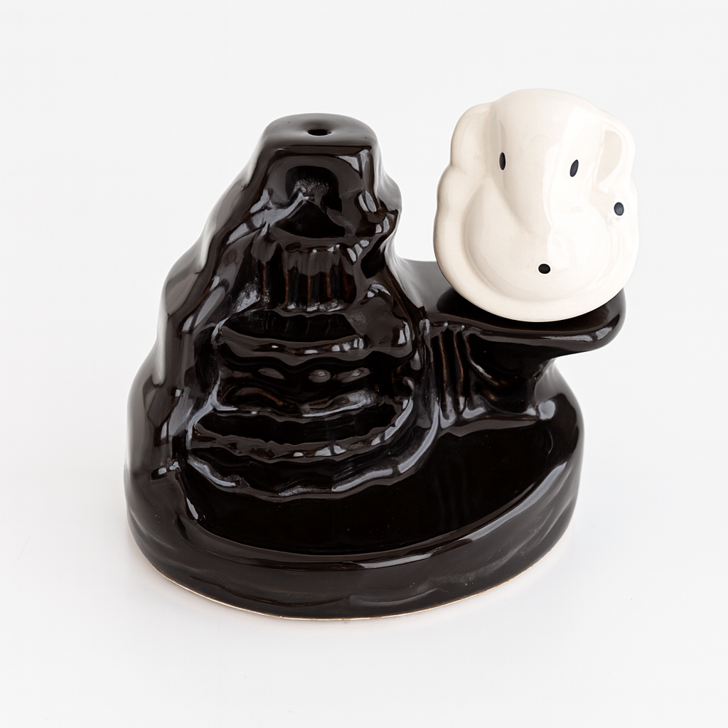 Porta Incienso Cascada White Ganesh + 10 inciensos especiales