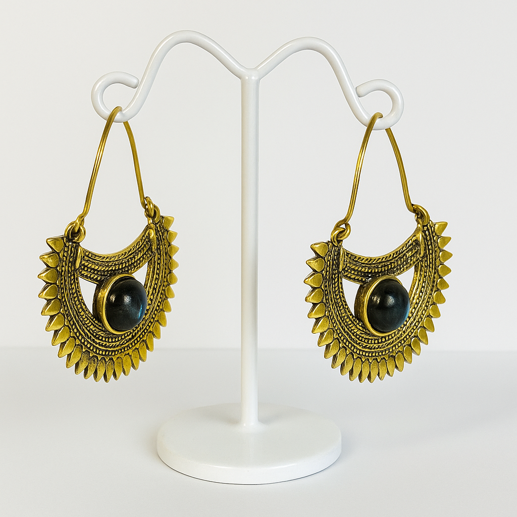 Aros Dorados Isis Labadorita