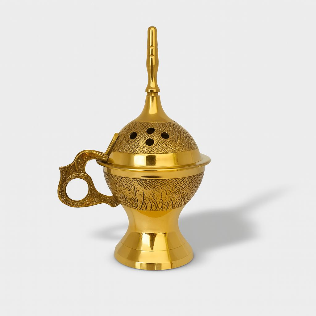 Quemador de Resina Vintej Bronce