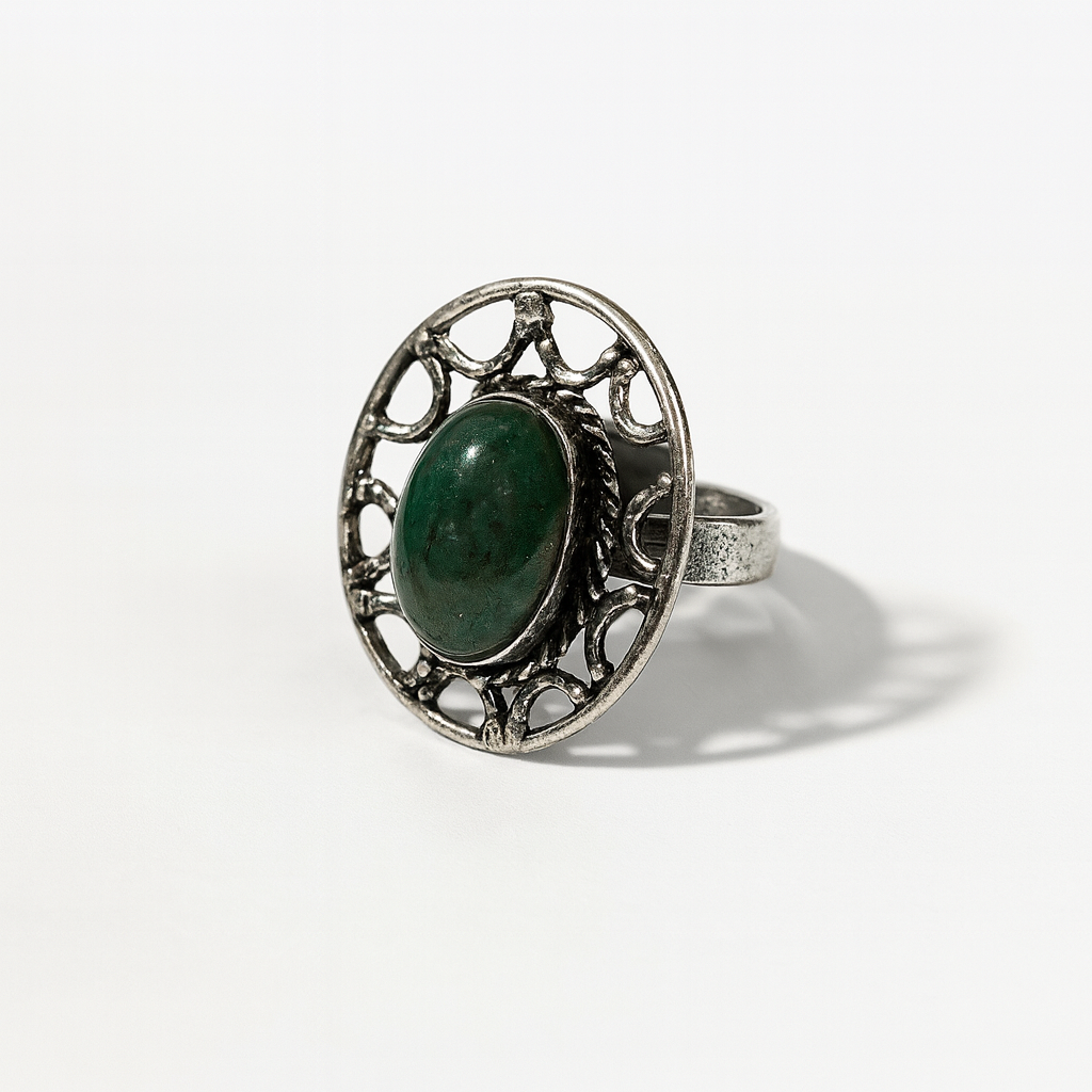 Anillo Oeuf Silver Labradorita