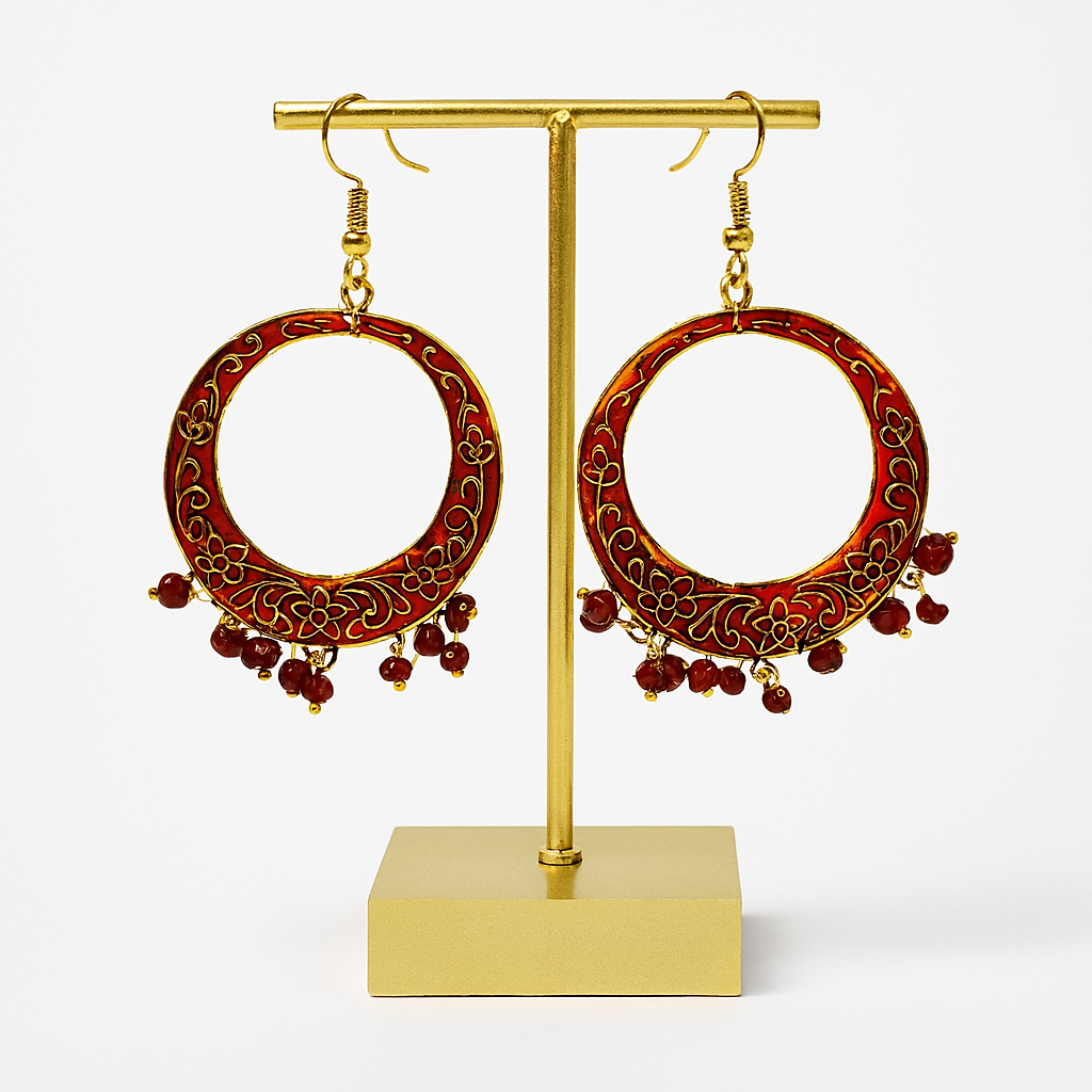 Aros Rojo Red Flower