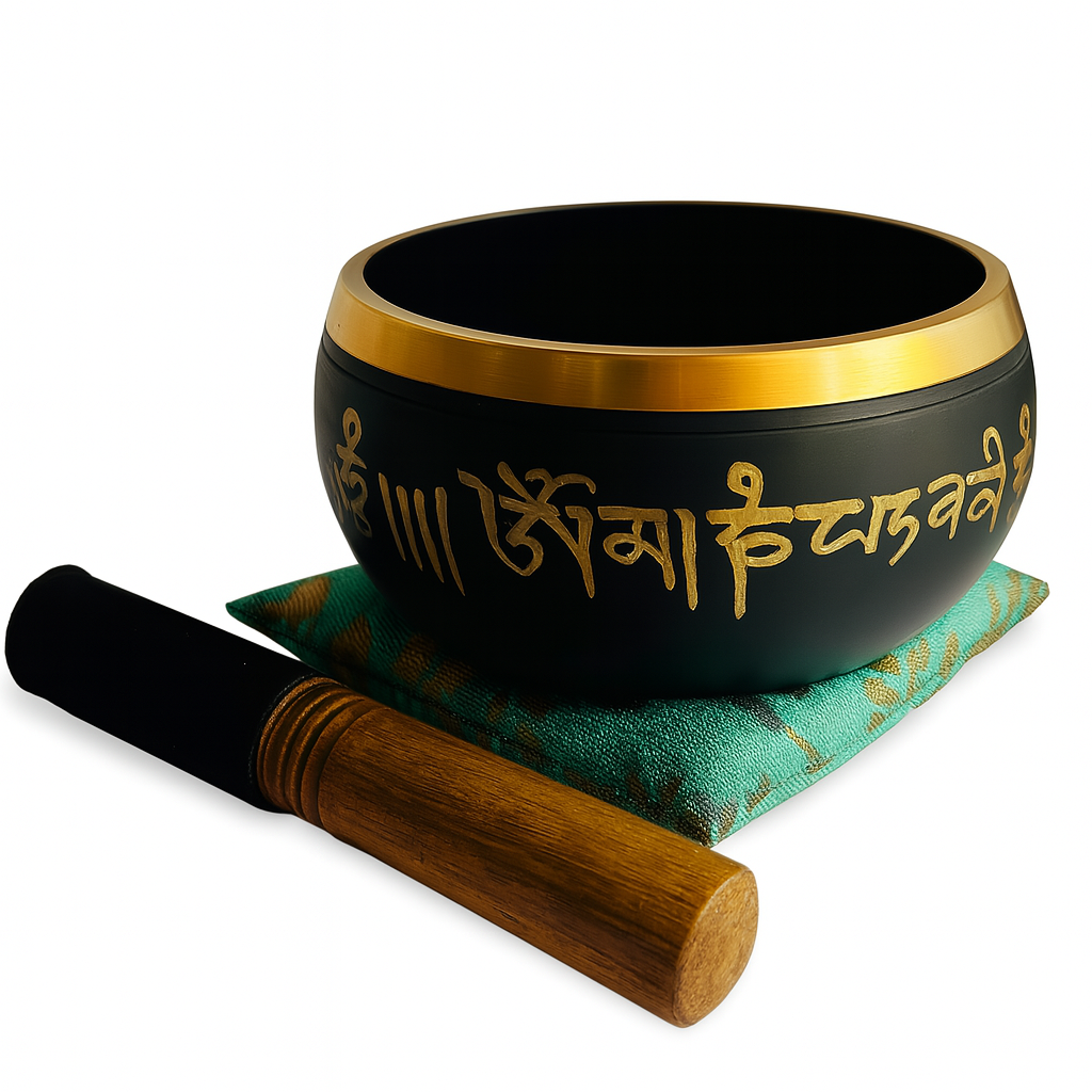 Box Cuenco Tibetano Negro 14cm