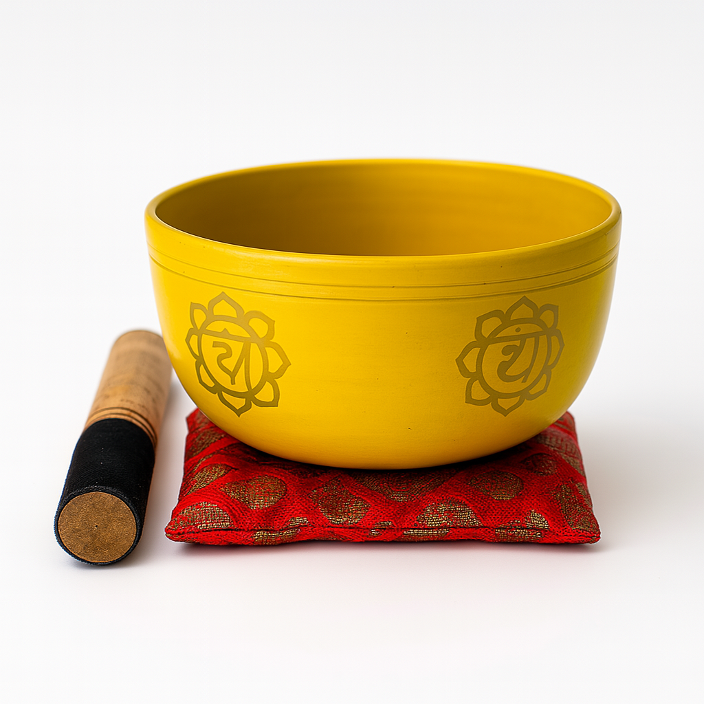 Box Cuenco Tibetano Amarilo 14cm