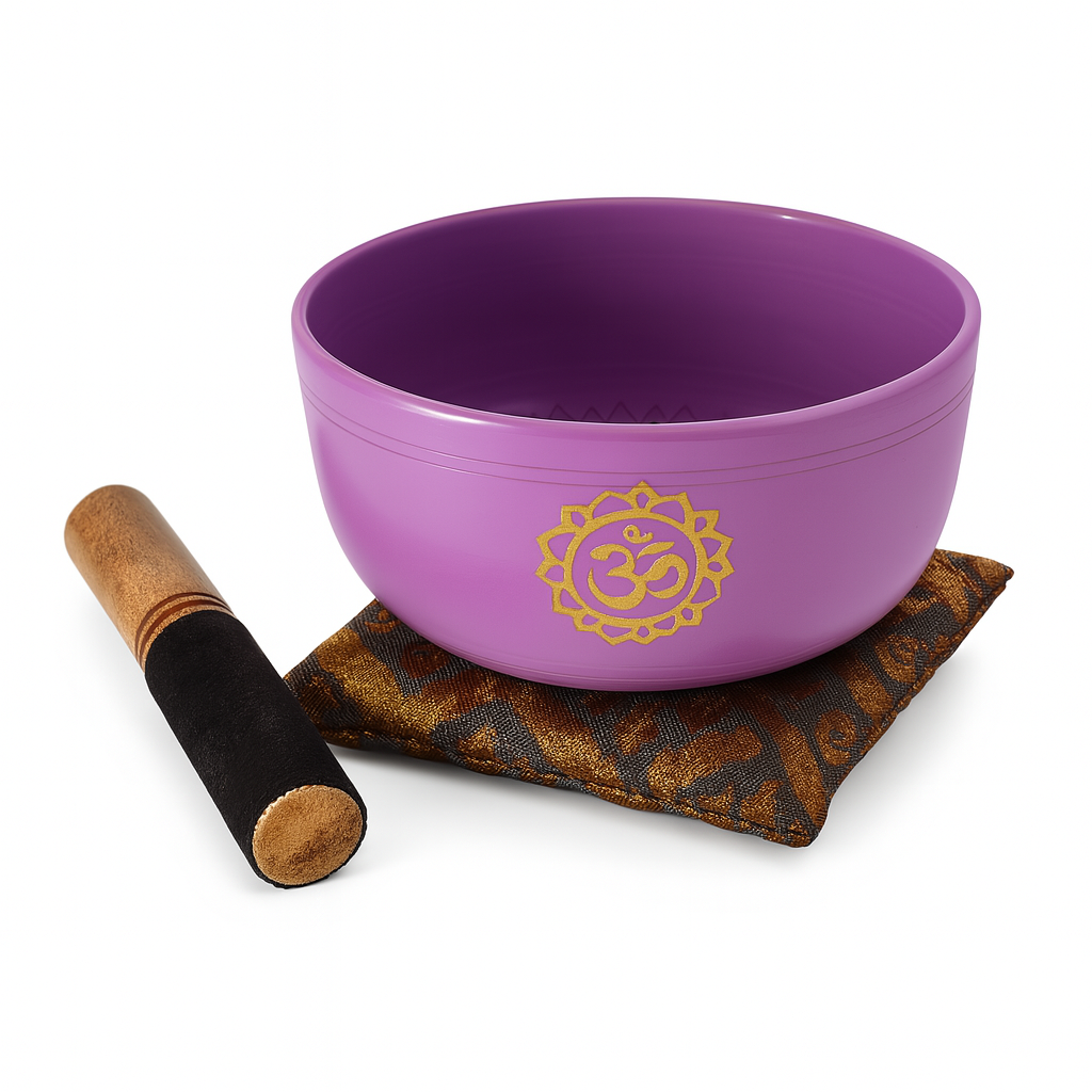 Box Cuenco Tibetano Morado 14cm