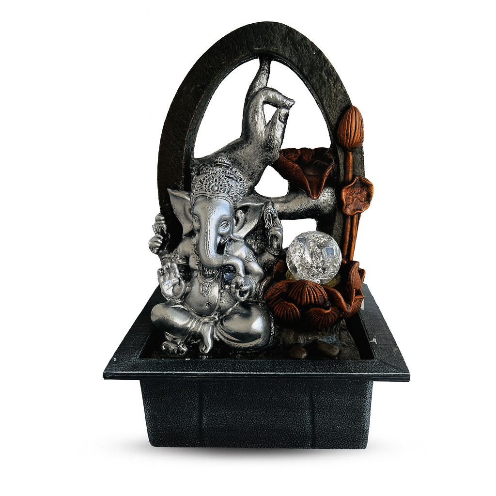 Cascada de Agua Ganesh Silver