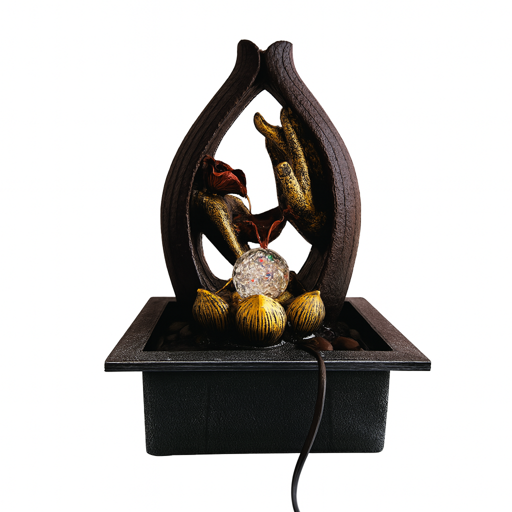 Cascada de Agua Lotus Hand