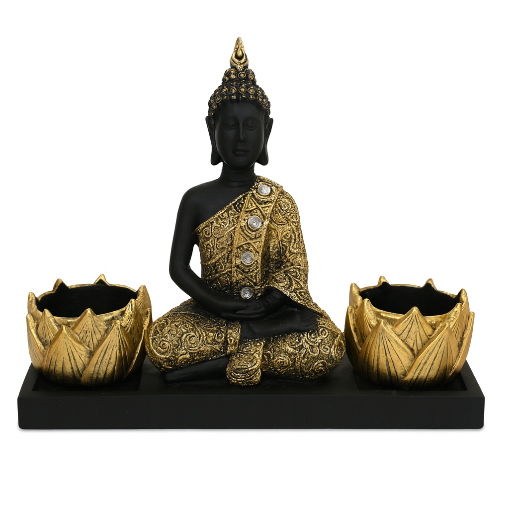 Porta Vela Siddharta Black&Gold