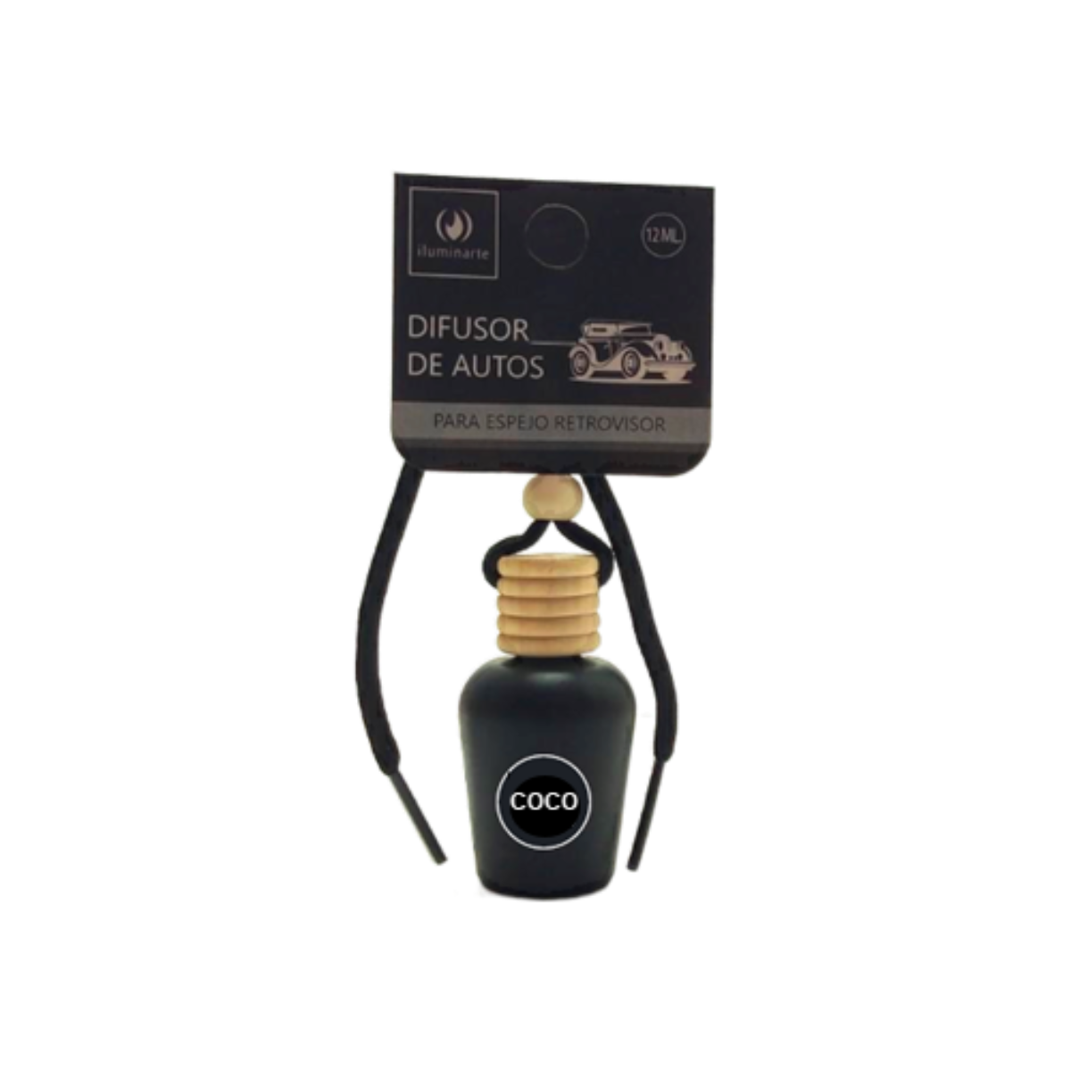 Difusor de Auto Coco Black 12mL
